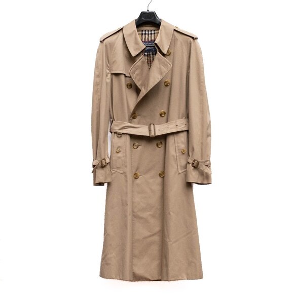 Burberrys Other - Vintage Burberrys Trench Coat Nova Check Belted Tan Mens L